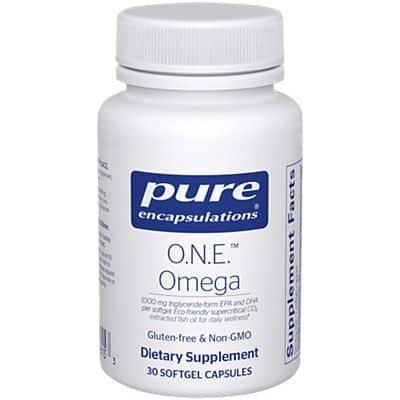 O.N.E. Omega - 1,000mg Triglycerine-for EPA & DHA per Serving (30 Softgels)